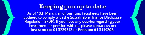 If you have any queries regarding your investment or pension with us, please contact your financial broker or advisor or contact us on 01 617 2000